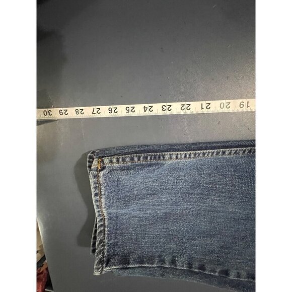 Asos Design High-Waisted Relaxed Fit Denin jeans 32/28 Petite - Picture 6 of 9